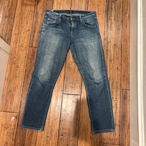 citizens of humanity Emerson Mid-rise slim Boyfriend Cropped Jeans, size 26
